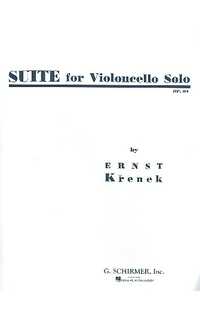 krenek e. - suite violonchelo solo op.84
