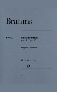 brahms j. - cuarteto con piano nº1 sol m - op.25 urtext