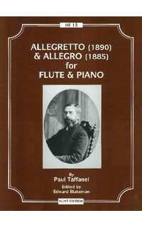 taffanel p. - allegretto (1890) y allegro (1885) flauta y piano