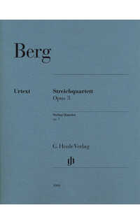 berg a. - cuarteto cuerda op.3 urtext (p)