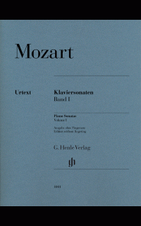 mozart w.a. - sonatas piano v.1 urtext sin digitacion