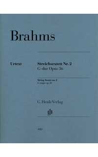 brahms j. - sexteto cuerda nº 2 sol m op.36 urtext