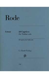 rode p. - caprichos (24) urtext