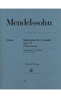 mendelssohn f. - trio nº1 re m op.49 (urtext) - parte de flauta