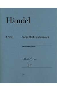 handel g.f. - sonatas flauta dulce (6) urtext