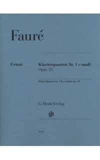 faure g. - cuarteto op.15 do m (v(va/vc/p) urtext partitura y partes