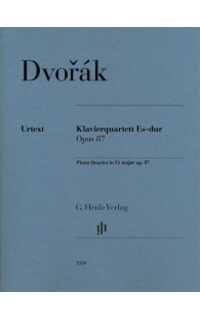dvorak a. - cuarteto con piano mi b m op.87 partes urtext