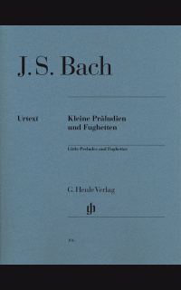 bach j.s. - pequeños preludios y fugas -urtext -piano-