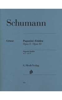 schumann r. - estudios caprichos paganini (completos) - op.3/10