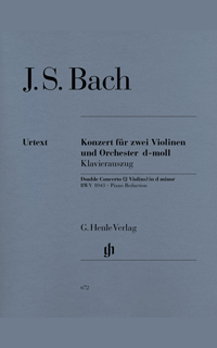 bach j.s. - concierto doble re m urtext - bwv.1043
