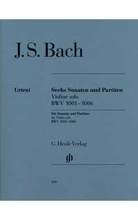 bach j.s. - sonatas y partitas (6) urtext - bwv.1001-1006 (violin)