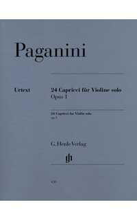 paganini n. - caprichos (24) urtext - op.1