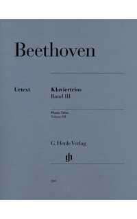 beethoven l.v. - trios v.3 urtext (sc+pt) v/vcp -