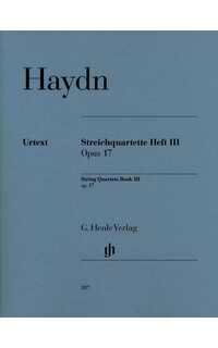 haydn j. - cuartetos v.3 urtext (pt) 2v/va/vc - op.17