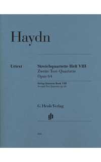haydn j. - cuartetos v.8 urtext (pt) 2v/va/vc - op.64