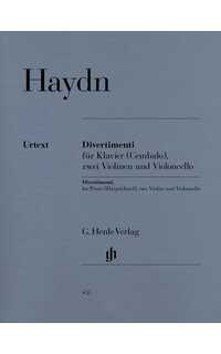 haydn j. - divertimentos urtext (sc+pt) 2v/vcp -