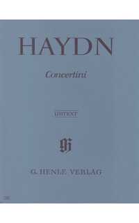 haydn j. - concertinos urtext (sc+pt) 2v/vcp -