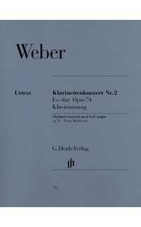 weber c.m. - concierto nº2 mib m op.74 urtext