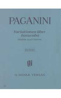 paganini n. variaciones barucaba op.14 violin y guitarra urtext