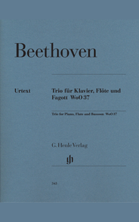 beethoven l.v. - trio sol m urtext ( fl/fgp -) woo.37