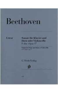 beethoven l.v. - sonata - op.17 urtext (trompa o cello y piano)