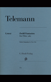 telemann g.p. - fantasias (12) - urtext (fl)
