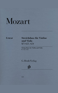 mozart w.a. - duos (2) kv.423/424 urtext -