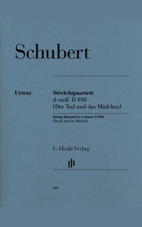schubert f. - cuarteto la muerte y la doncella 2v/vavc - d.810 urtext -