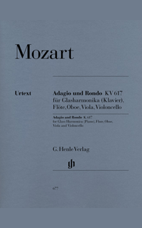 mozart w.a.- adagio y rondo kv.617 (fl/ob/va/vc/p) urtext -