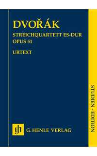 dvorak a. - cuarteto de cuerda mi b m op.51 urtext (bolsillo)