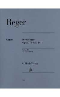 reger m. - trio cuerda op.77b op.141b
