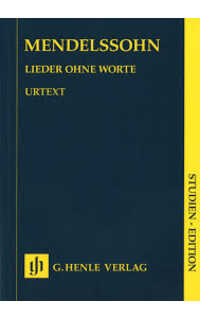 mendelssohn f. - romanzas sin palabras urtext -(bolsillo)