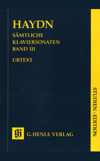 haydn j. - sonatas v.3 urtext -