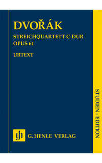 dvorak a. - cuarteto de cuerda do m op.61 (bolsillo) urtext