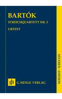 bartok b. - cuarteto de cuerda nº 3 urtext (bolsillo)