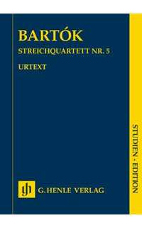 bartok b. - cuarteto nº5 (bolsillo) 2v/va/vc urtext