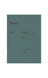 cuaderno pequeño notas - henle verlag