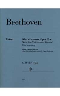 beethoven l.v. - concierto re m (original violin) urtext op.61a - 2p4m