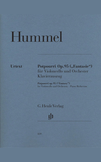 hummel j.n. - potpourri op.95 urtext -version violonchelo