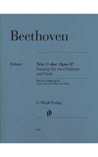 beethoven l.v. - trio do m op. 87 (2v/va) - urtext
