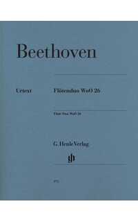 beethoven l.v. - allegro y minueto sol m woo.26 urtext - (2fl)