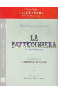 cuyas v. - la fattucchiera - (opera en dos actos)