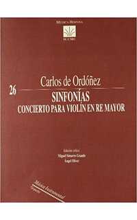 de ordoñez c. - sinfonias y conciertos para violin
