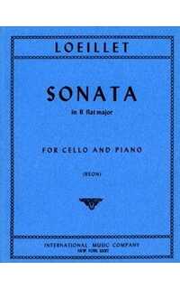 loeillet j.b. - sonata sib m (violoncello y piano)