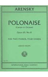arensky a. s. - polonesa op.65/8
