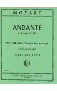 mozart w.a. - andante fa m kv.616 (fl/ob/cl/fag)