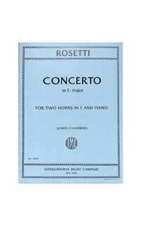 rosetti f.a. - concierto mibm - 2 trompas - piano