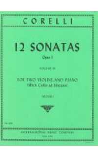 corelli a. - sonatas v.3 (7-9) (12) - op.1 - 2 violines y piano