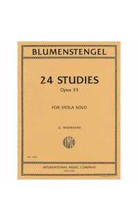 blumenstengel a. - estudios (24) - op.33 (viola)
