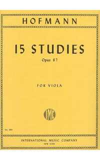 hofmann r. - estudios (15) - op.87